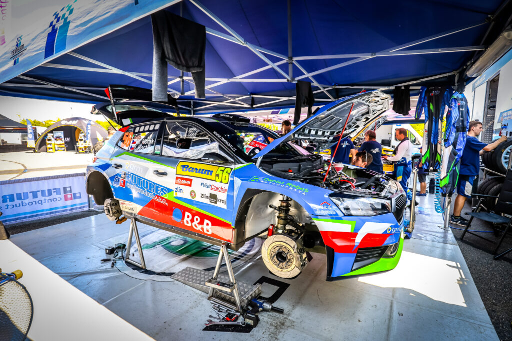Fotka z rally závodů