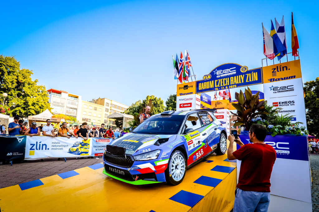 Fotka z rally závodů