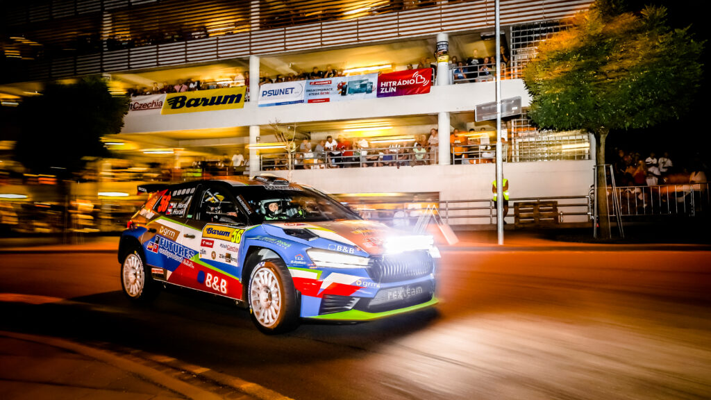 Fotka z rally závodů