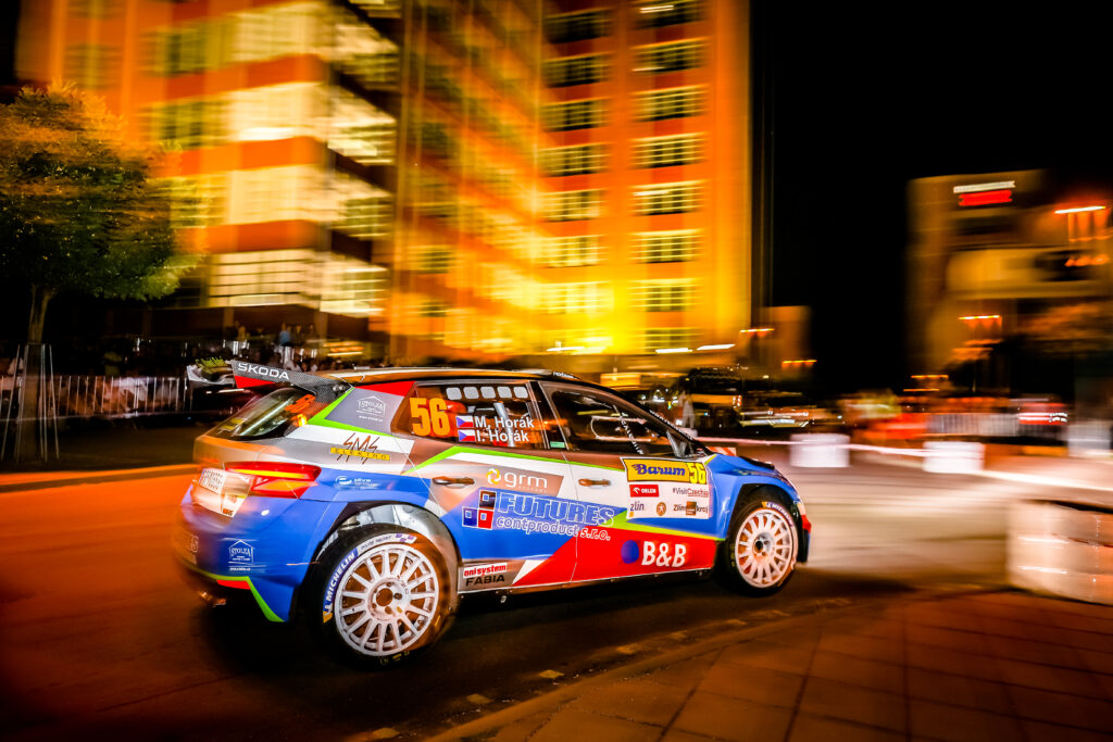 Fotka z rally závodů