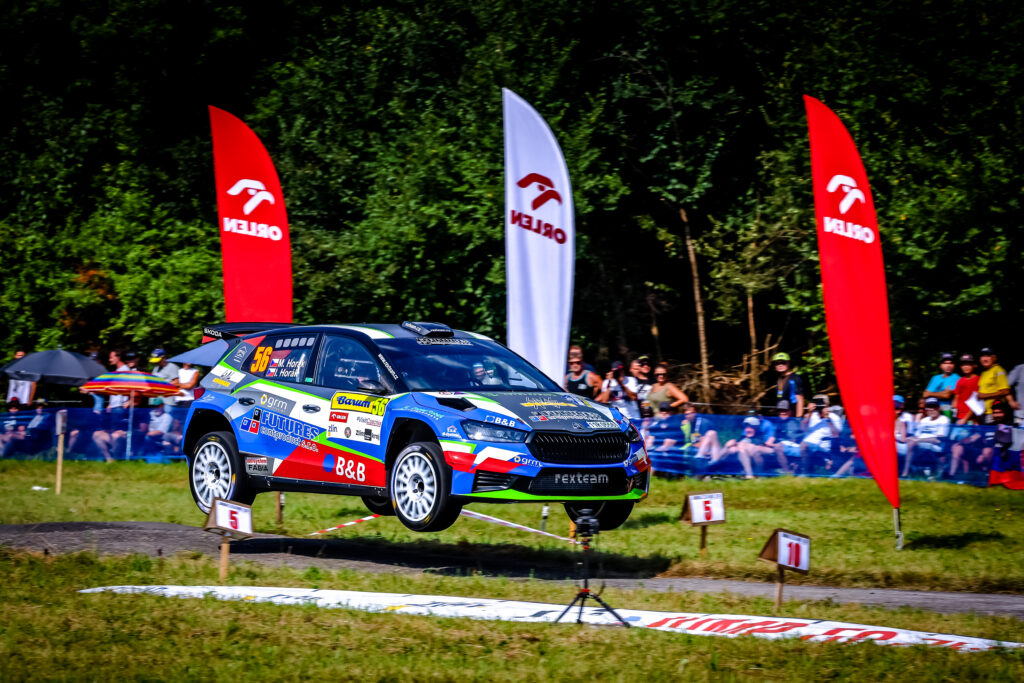 Fotka z rally závodů