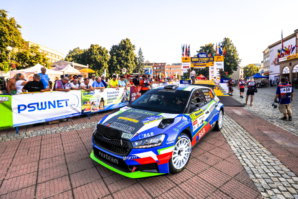 Fotka z rally závodů