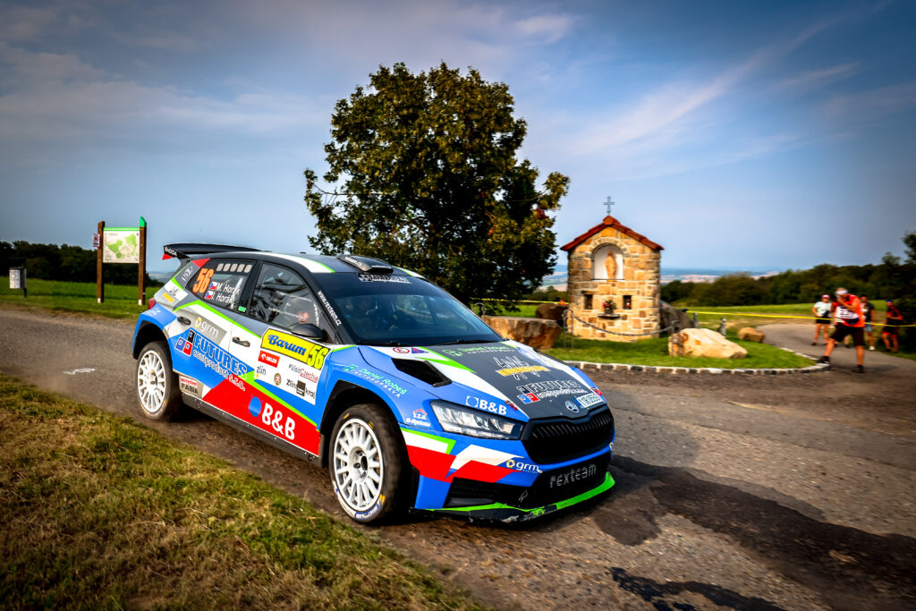 Fotka z rally závodů