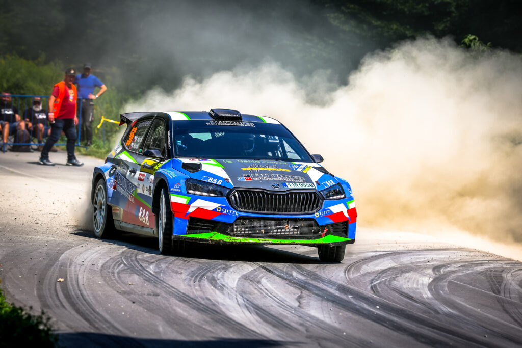 Fotka z rally závodů
