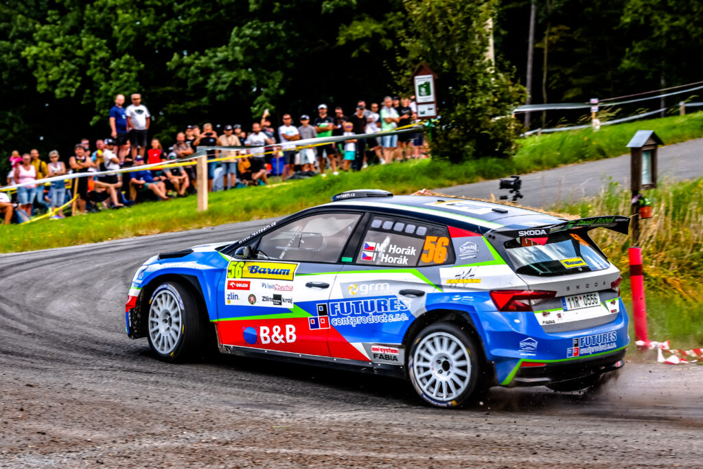Fotka z rally závodů