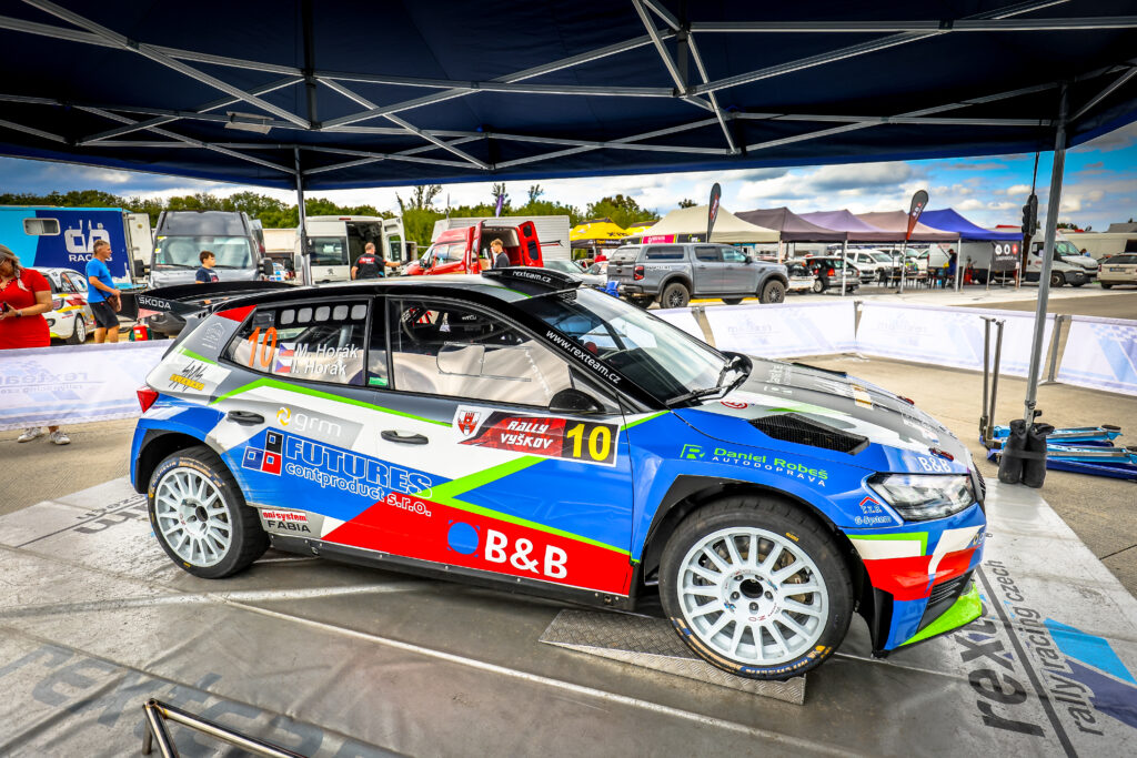 Fotka z rally závodů