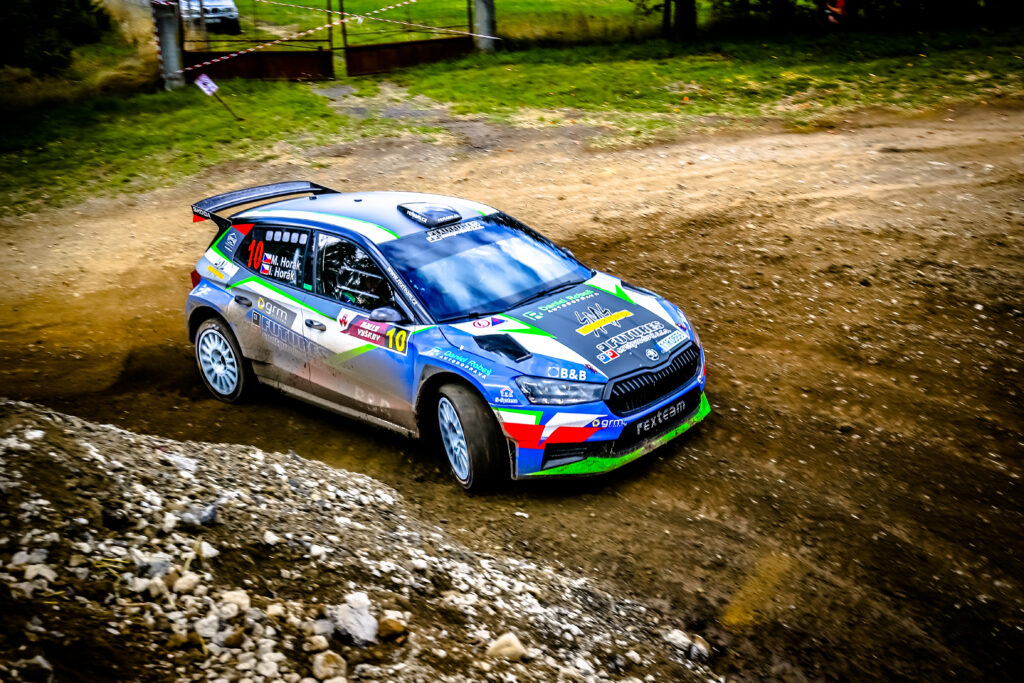 Fotka z rally závodů