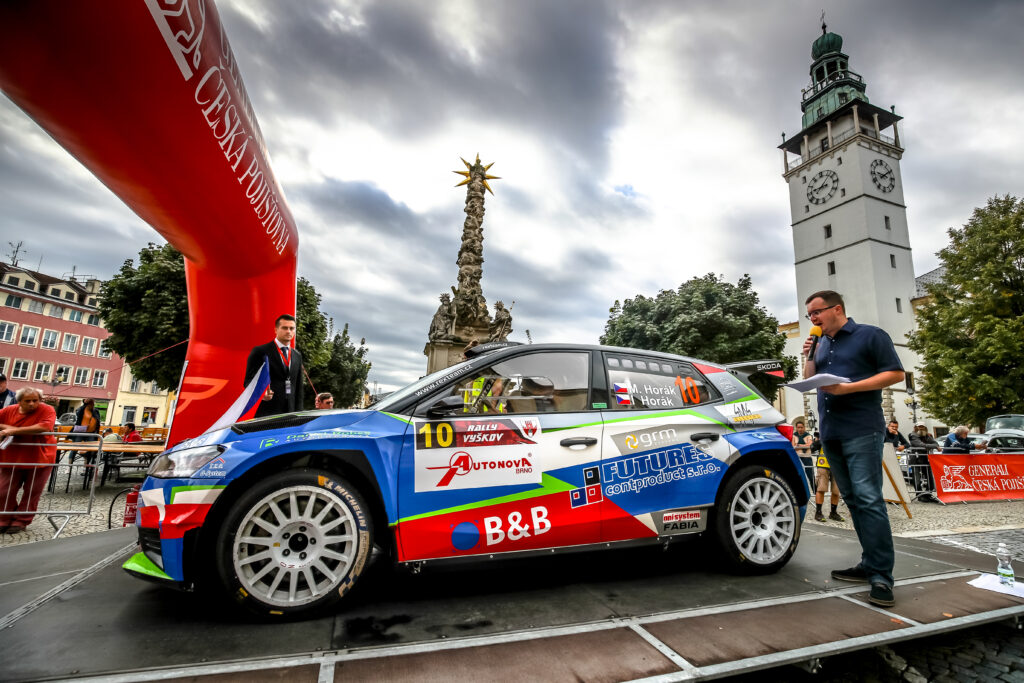 Fotka z rally závodů