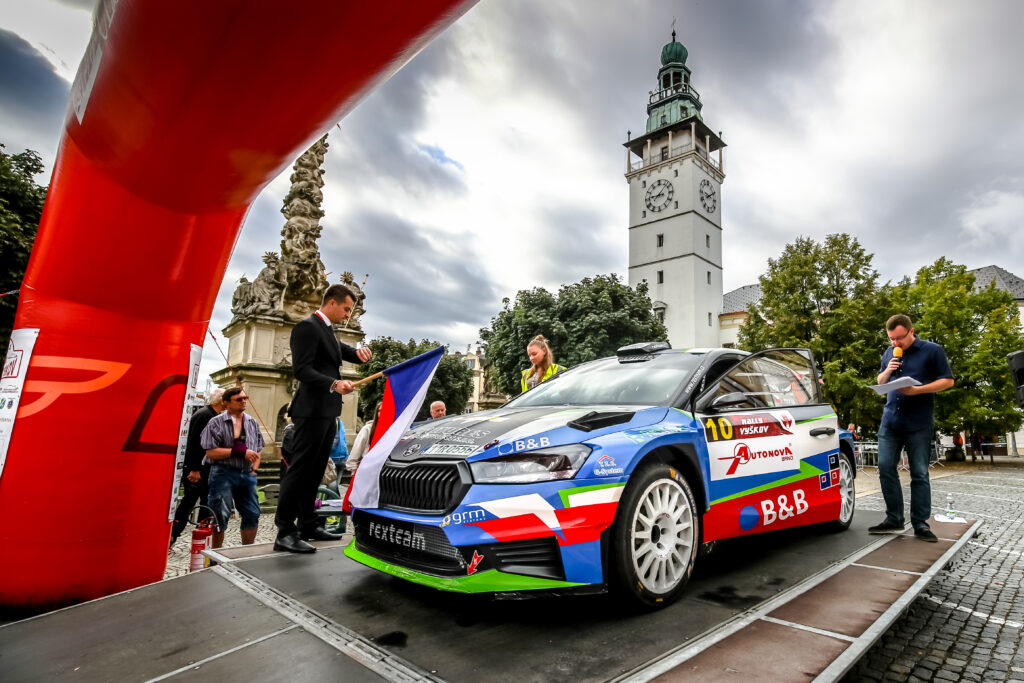 Fotka z rally závodů