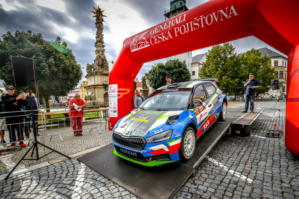 Fotka z rally závodů