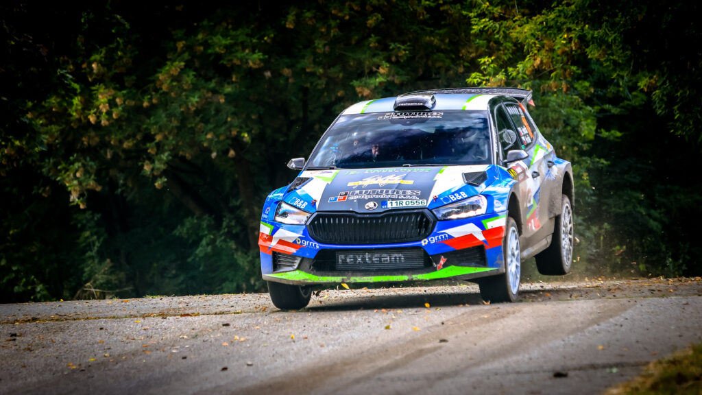 Fotka z rally závodů