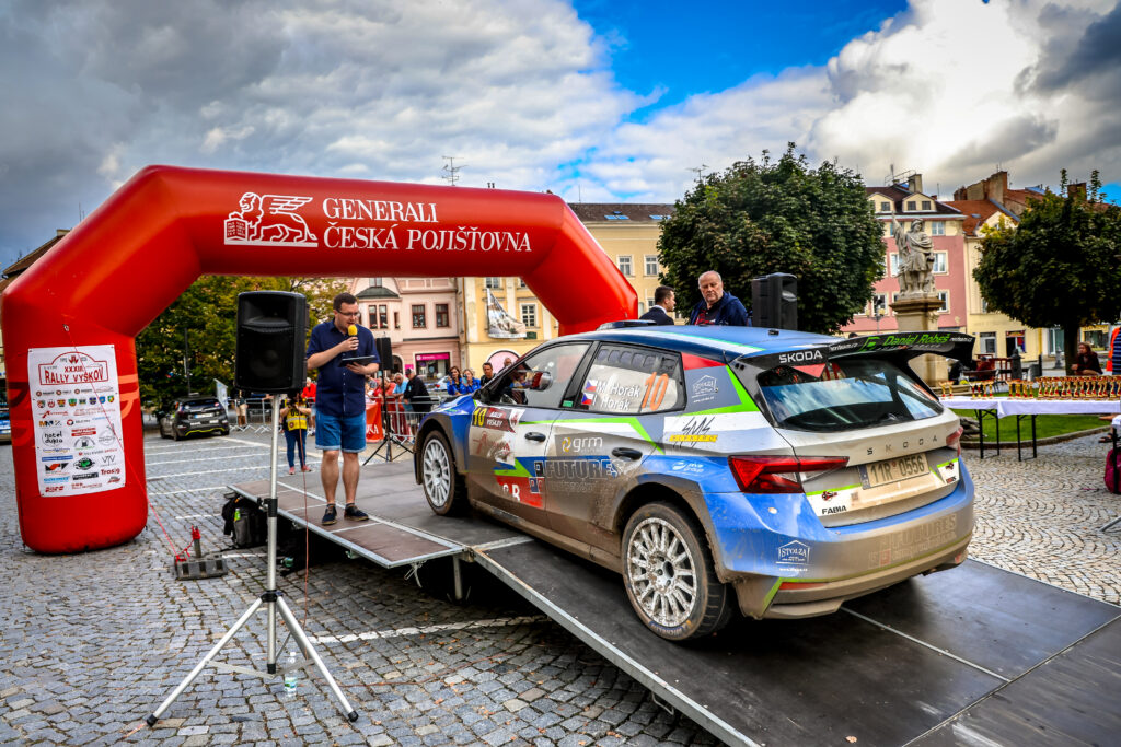 Fotka z rally závodů