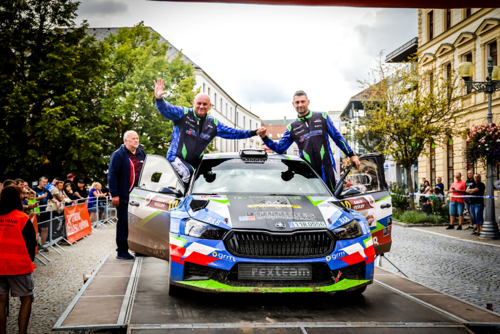 Fotka z rally závodů