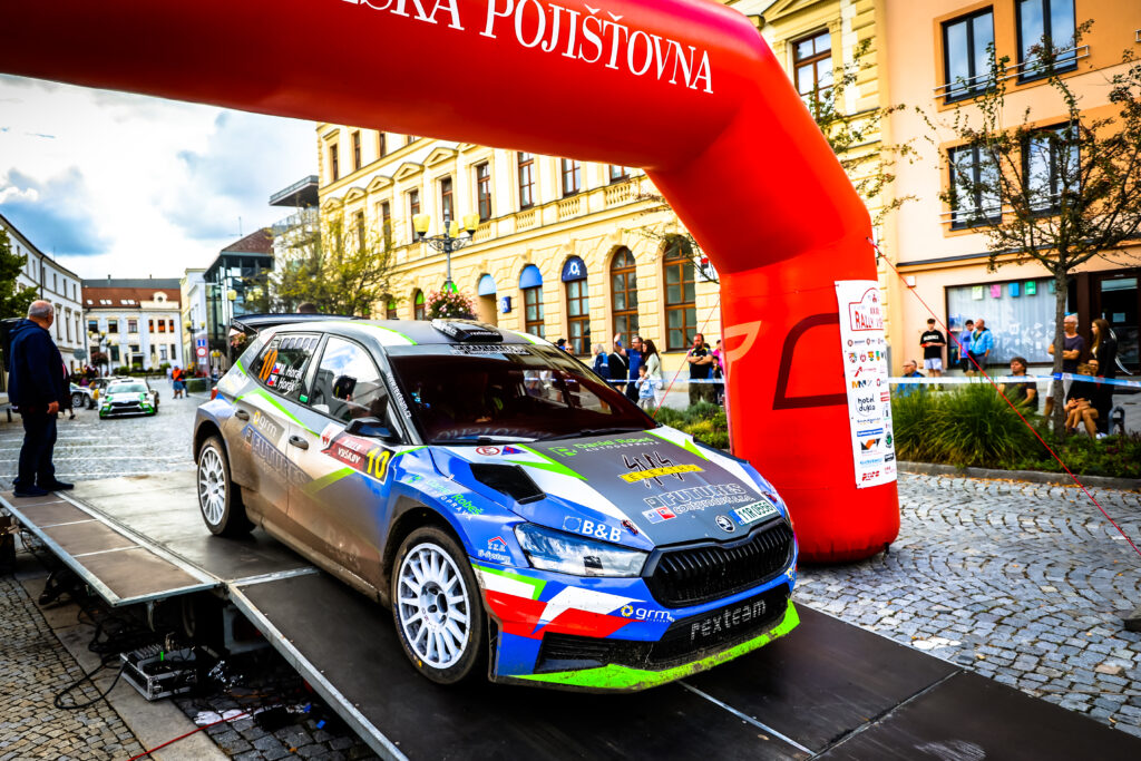 Fotka z rally závodů