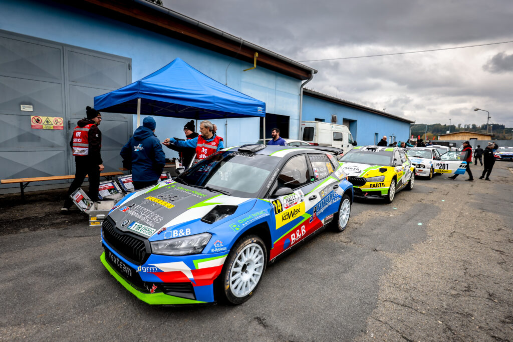 Fotka z rally závodů