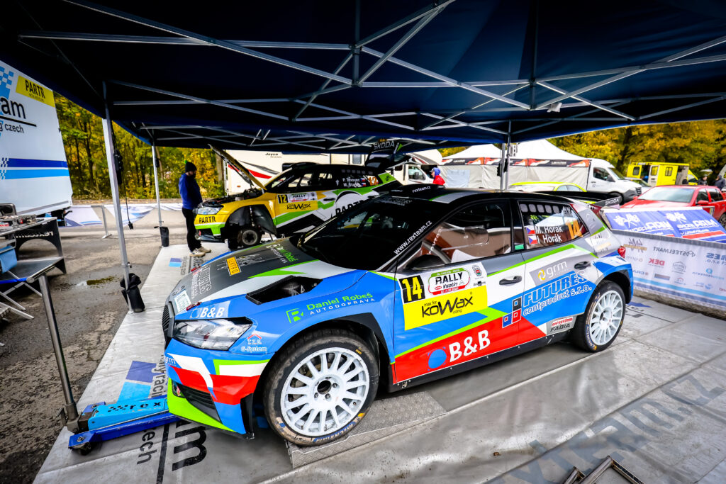 Fotka z rally závodů