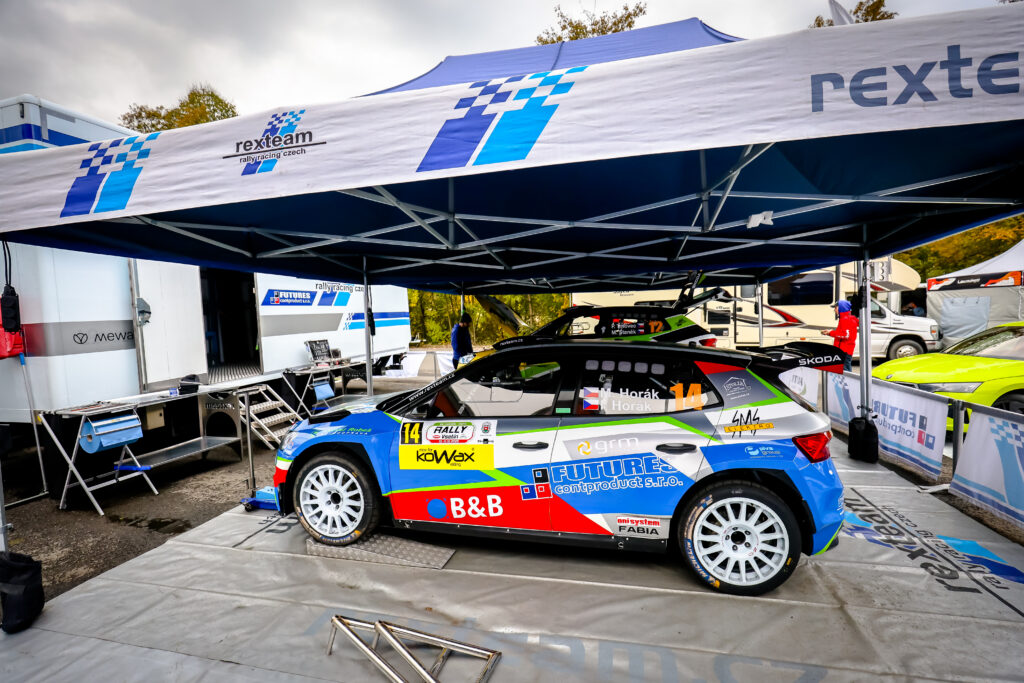 Fotka z rally závodů