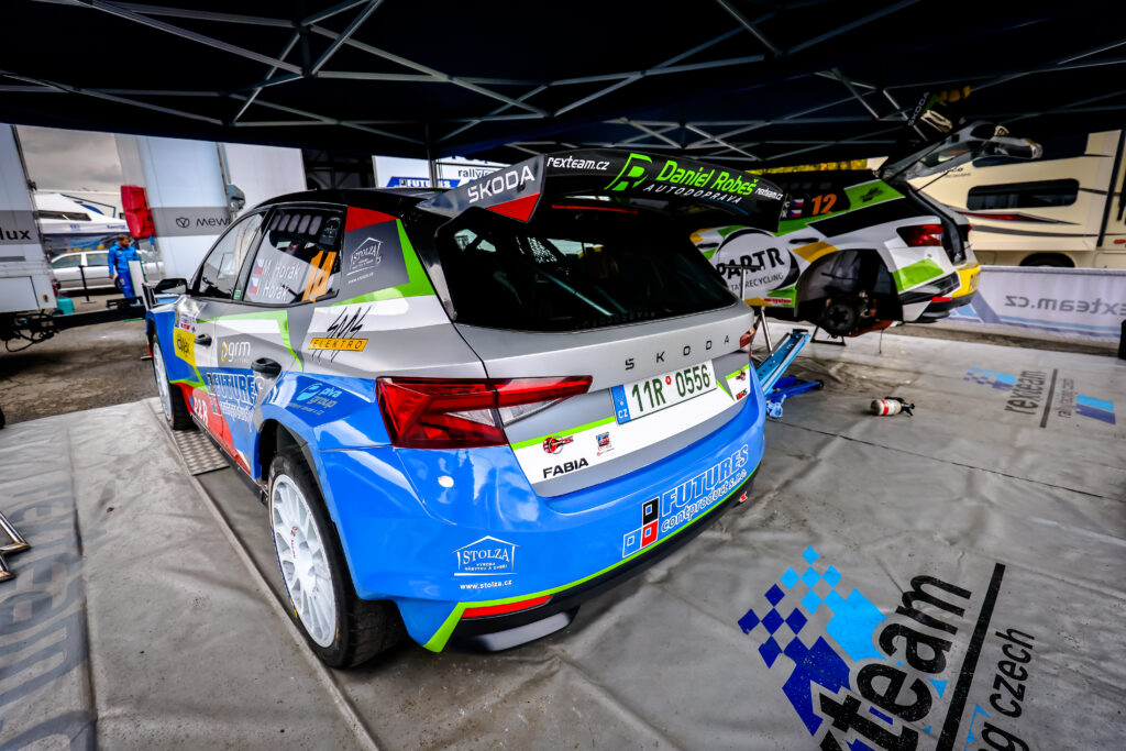 Fotka z rally závodů