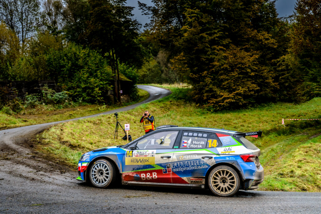 Fotka z rally závodů