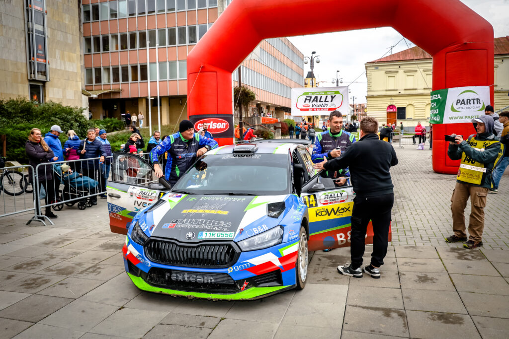 Fotka z rally závodů