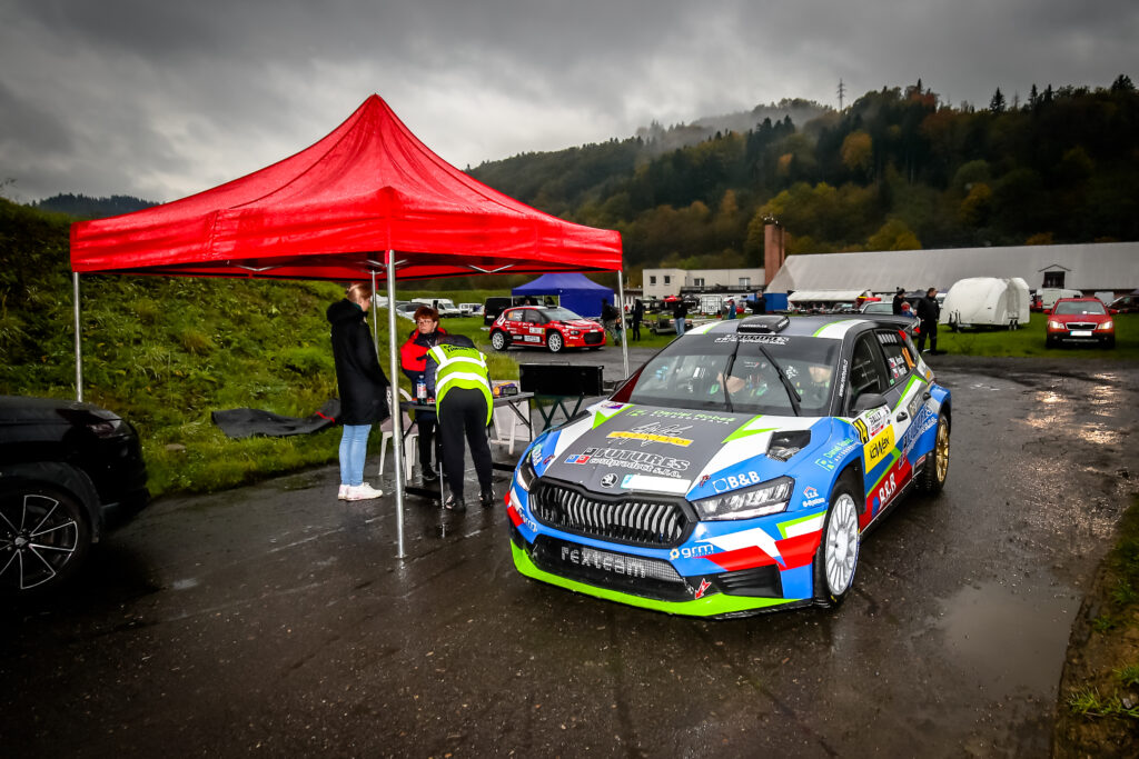 Fotka z rally závodů