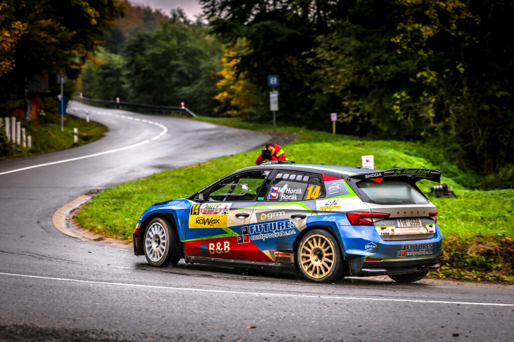 Fotka z rally závodů