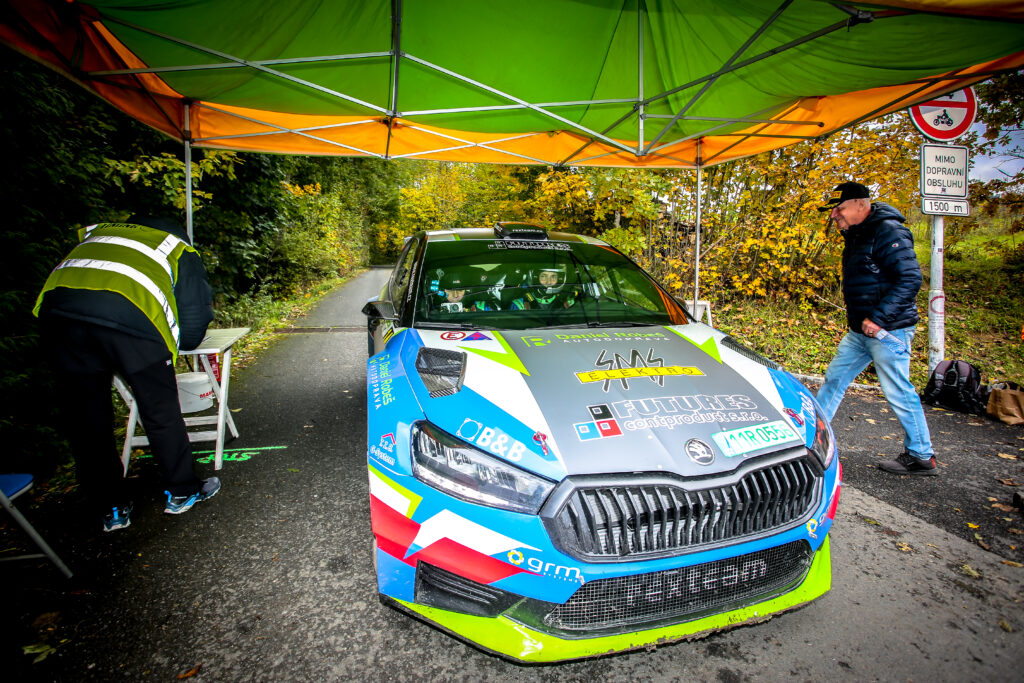 Fotka z rally závodů