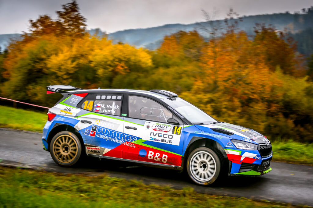 Fotka z rally závodů