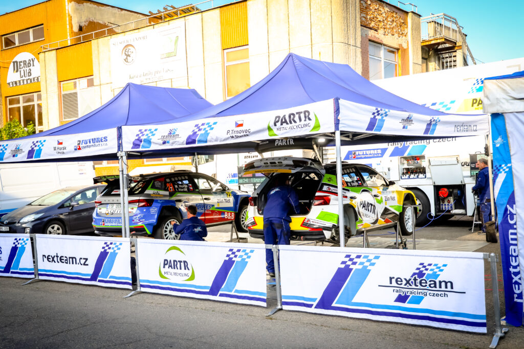 Fotka z rally závodů