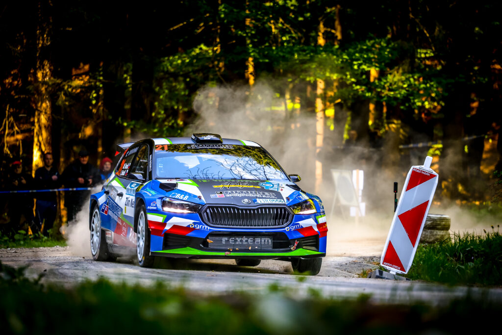 Fotka z rally závodů