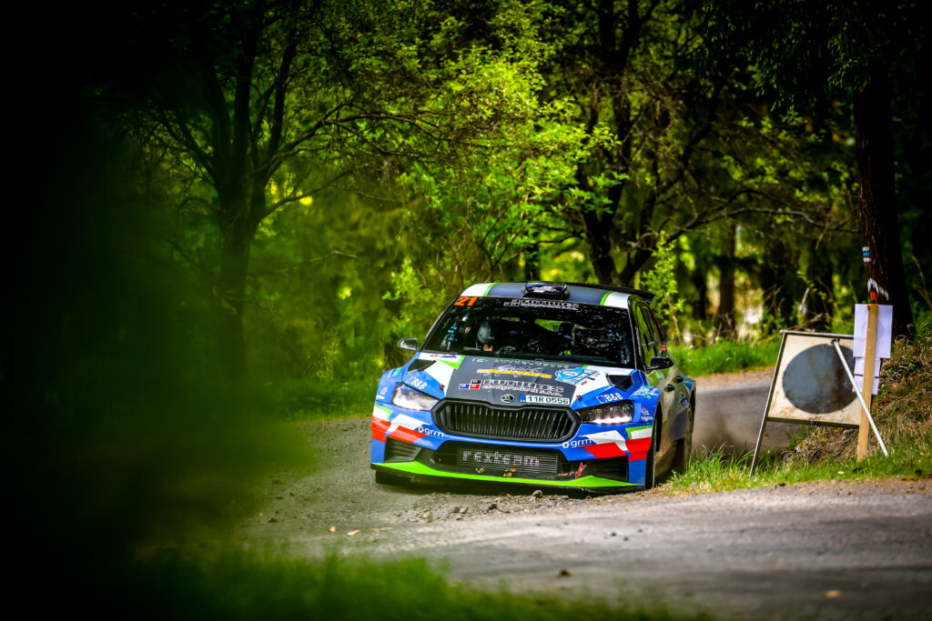 Fotka z rally závodů
