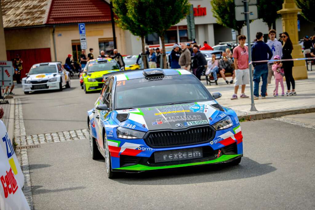 Fotka z rally závodů