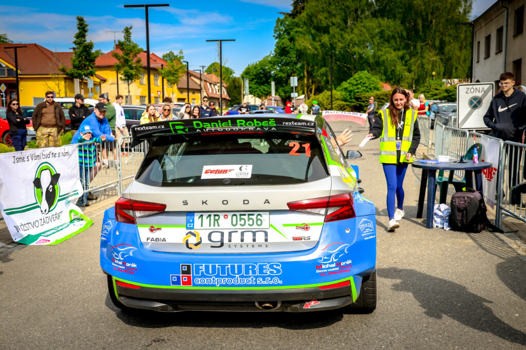 Fotka z rally závodů