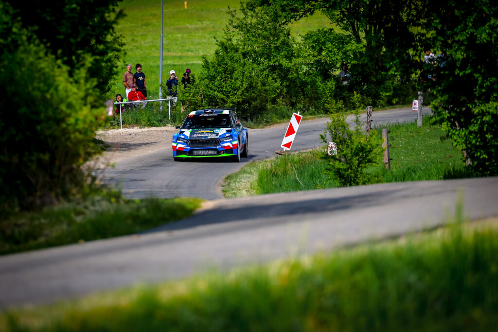 Fotka z rally závodů