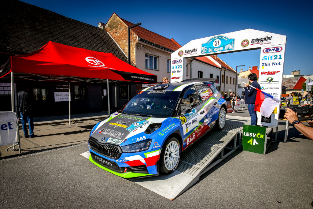 Fotka z rally závodů