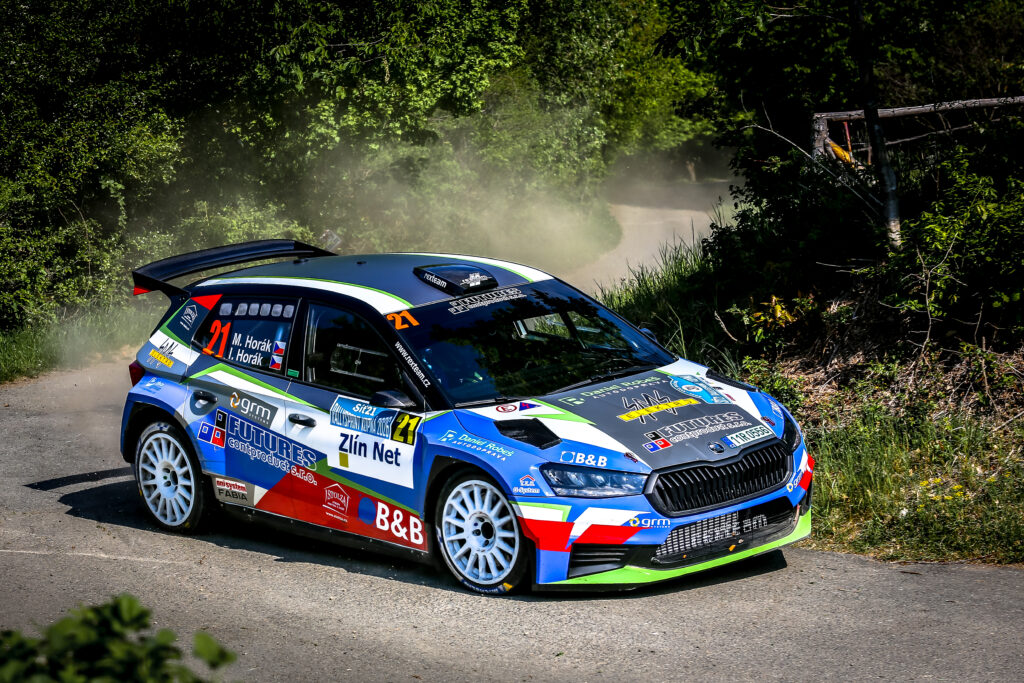 Fotka z rally závodů