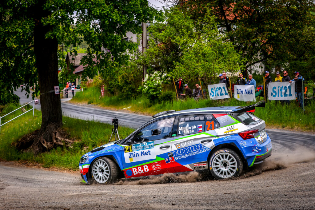 Fotka z rally závodů