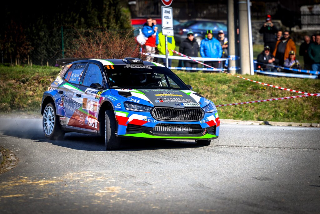 Fotka z rally závodů