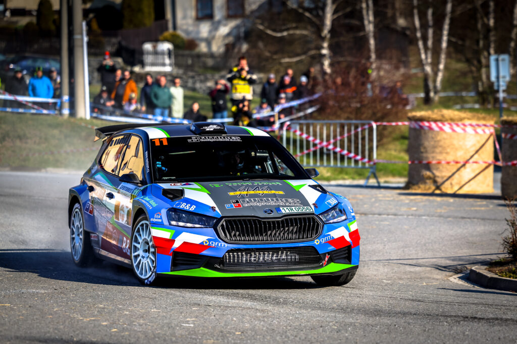 Fotka z rally závodů