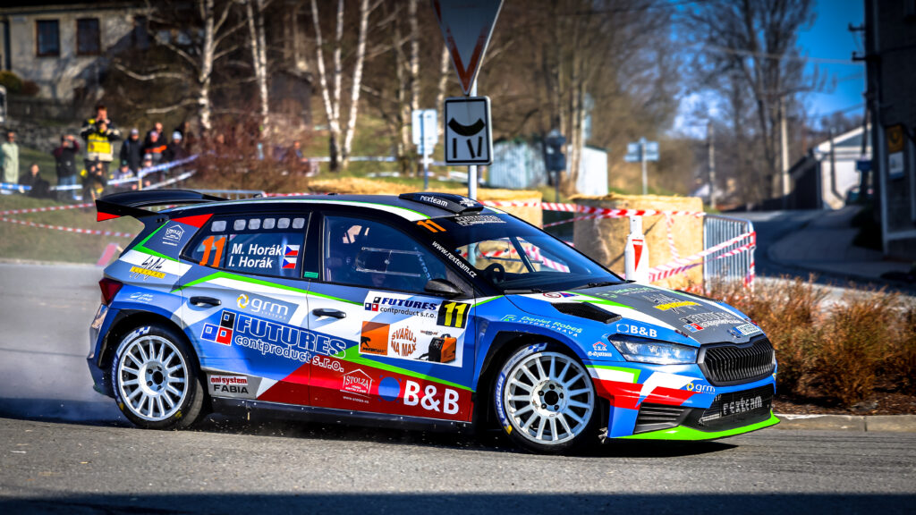 Fotka z rally závodů