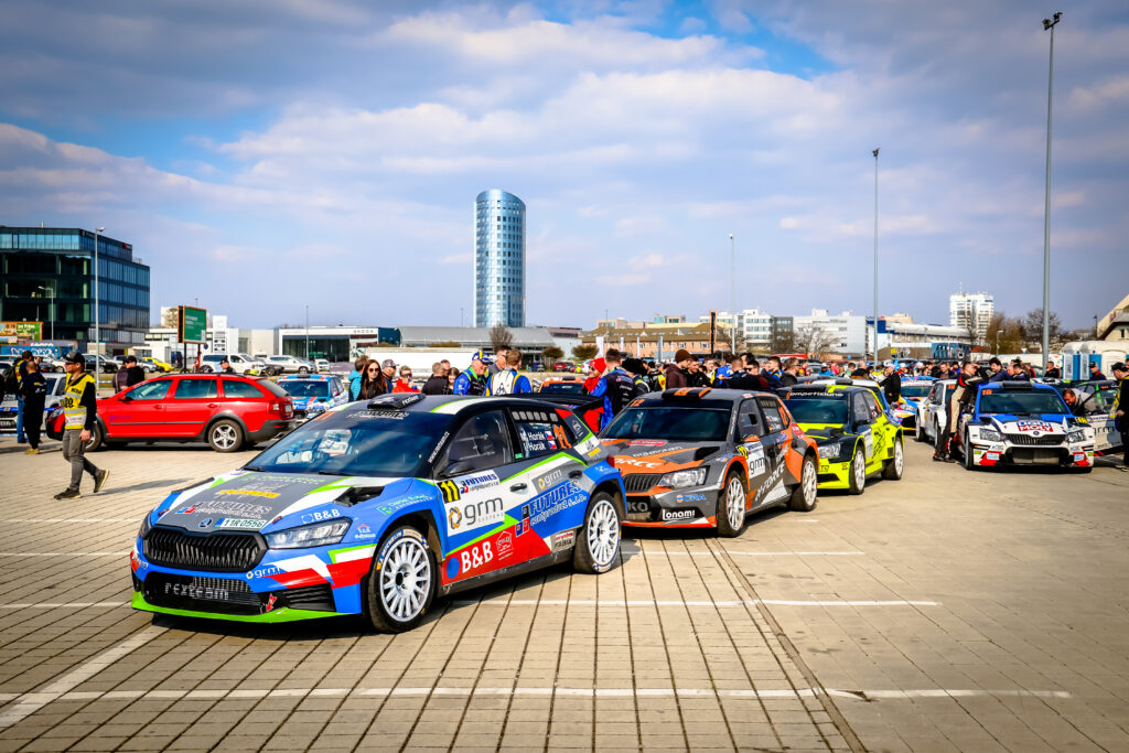 Fotka z rally závodů