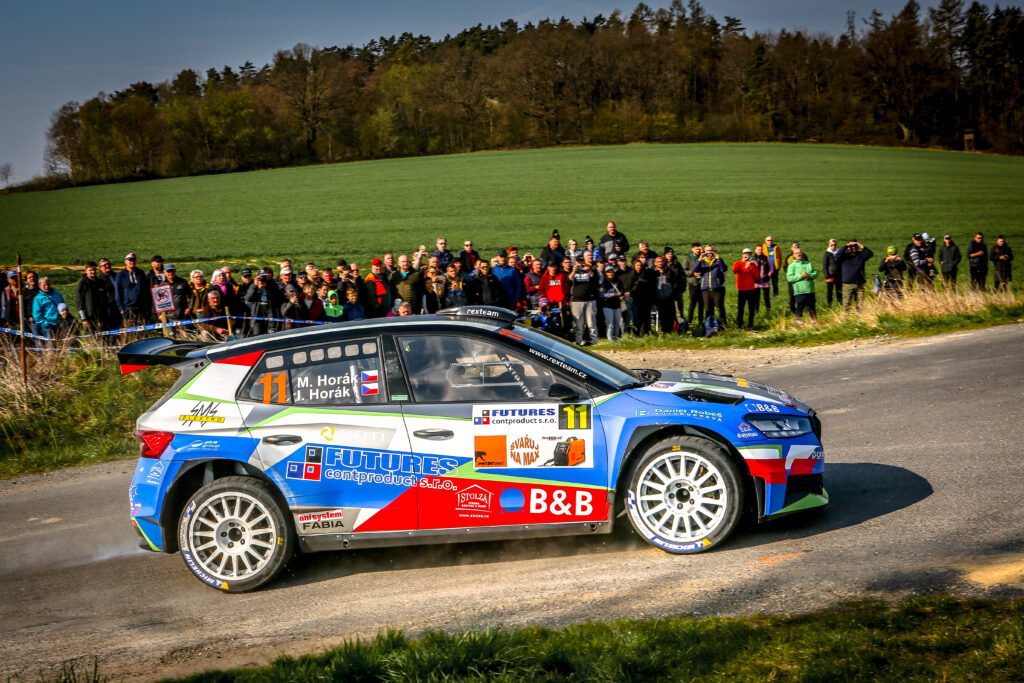 Fotka z rally závodů