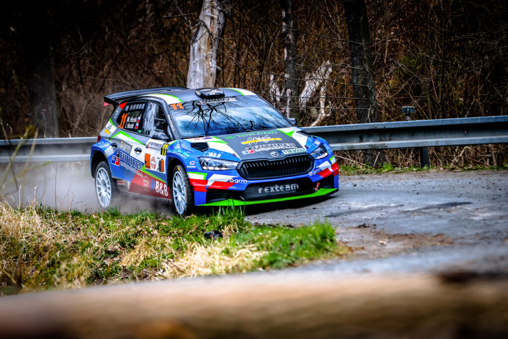 Fotka z rally závodů