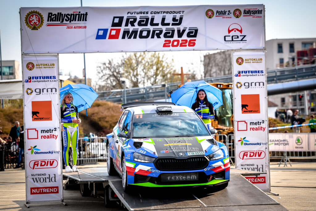 Fotka z rally závodů
