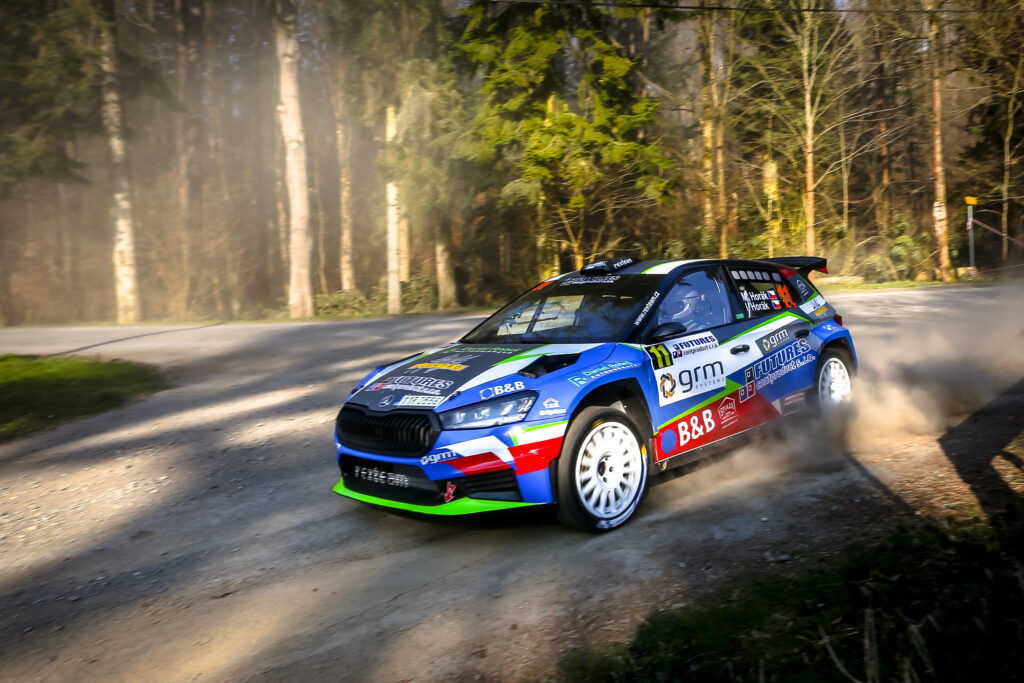 Fotka z rally závodů