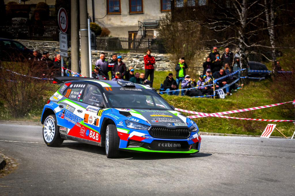 Fotka z rally závodů