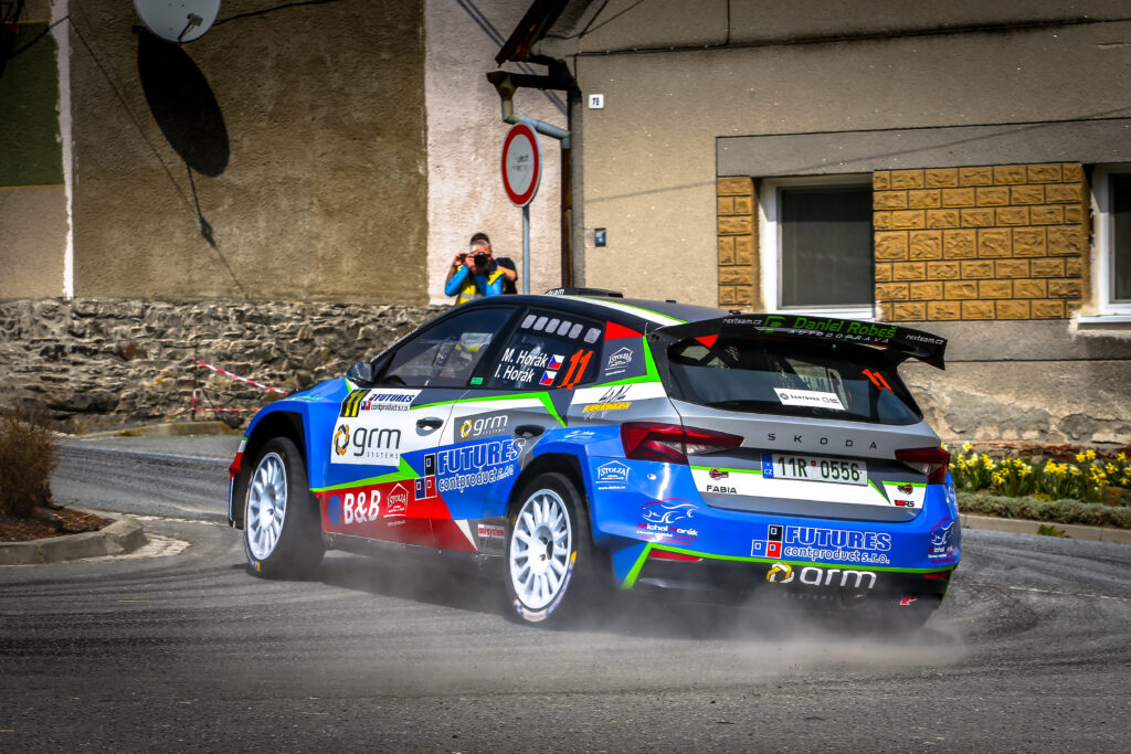Fotka z rally závodů