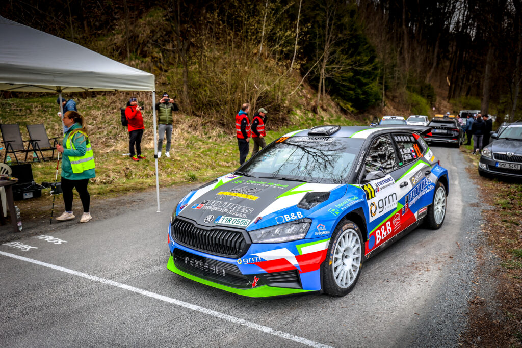 Fotka z rally závodů