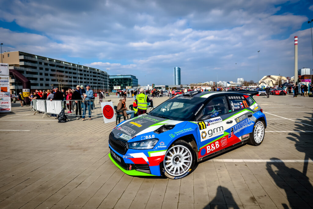 Fotka z rally závodů