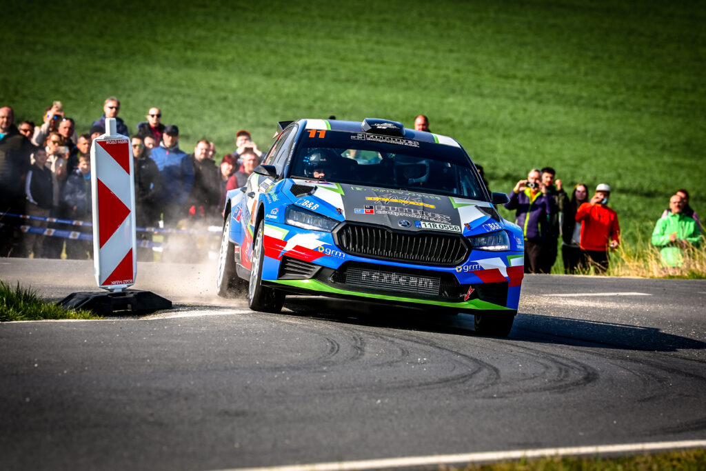 Fotka z rally závodů